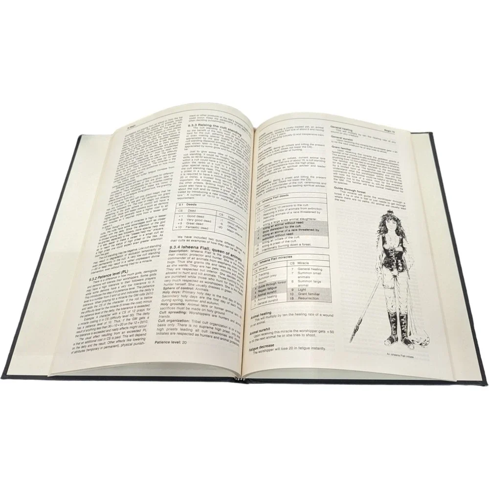 1987 MEGA Role-Playing System Fantasy Edition Isy Allon Ben Brakas TTRPG Book